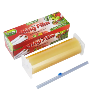 透明なポリ塩化ビニールは覆い食品等級のラップのためのフィルムのしがみつく