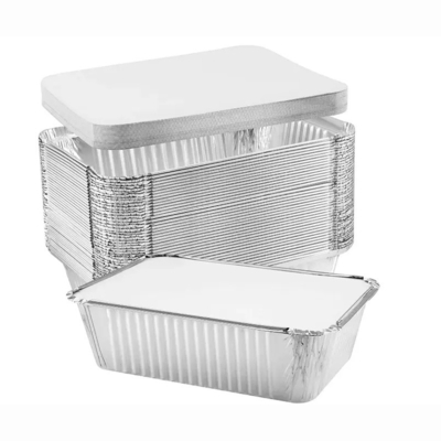 ふたが付いている食品等級のアルミ ホイルの食品容器のテークアウトの食糧パッキング アルミ ホイルの皿