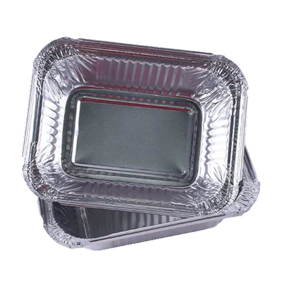 260ml小さいアルミニウムはふたが付いている使い捨て可能なアルミ ホイルの食糧皿を焼く容器を取り除く