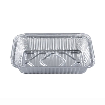 ふたが付いている550mlアルミ ホイルの食品容器の持ち帰り用の料理のパッキング アルミニウム使い捨て可能な箱