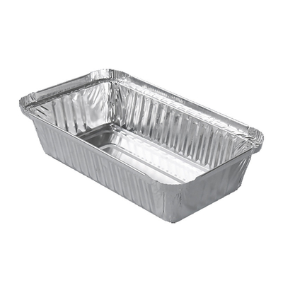 ふたが付いている550mlアルミ ホイルの食品容器の持ち帰り用の料理のパッキング アルミニウム使い捨て可能な箱